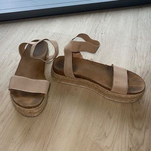 Express platform sandals